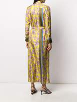 Thumbnail for your product : Odeeh Sailboat Print Maxi Shirt Dress