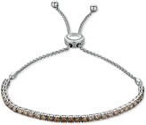 Thumbnail for your product : LeVian Chocolate Ombre Diamond Bolo Bracelet (2 ct. t.w.) in 14k White Gold