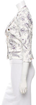 Isabel Marant Double-Breasted Printed Blazer w/ Tags