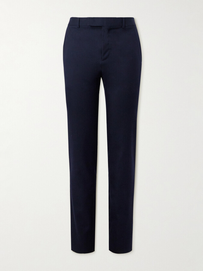 Celine Slim-Fit Cotton-Gabardine Trousers