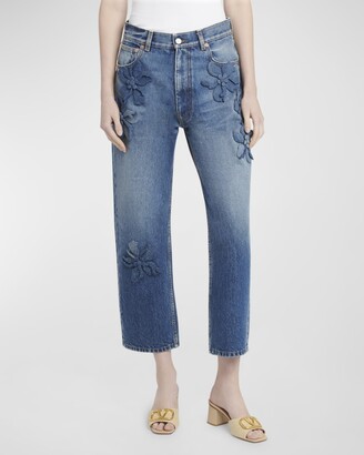 デニム・ジーパン VALENTINO GARAVANI DENIM JEANS WITH PRINTED EDGES BRAND NEW Valentino Garavani denim jeans WITH VALENTINO