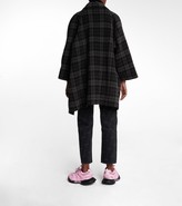 Thumbnail for your product : Balenciaga Wool-blend checked coat
