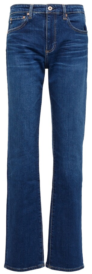 AG Jeans Denim High-Rise Boyfriend Jeans Knoxx in Blau Damen Jeans AG Jeans Jeans 