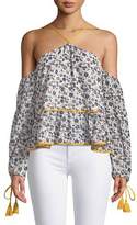 Thumbnail for your product : Tularosa Syrah Off-the-Shoulder Floral-Print Blouse