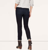 Thumbnail for your product : LOFT Tall Modern Clean Cuffed Skinny Ankle Jeans in Mezzo Blue Wash