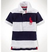 Thumbnail for your product : Ralph Lauren Childrenswear Boys' 2T-7 Short Sleeve Mesh Rugby Polo