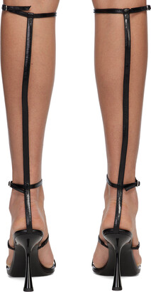 【関税込み】Nala 105 Logo Sandals - Alexander Wang - Black Alexander Wang Black Nala 105 Heeled Sandals - ShopStyle