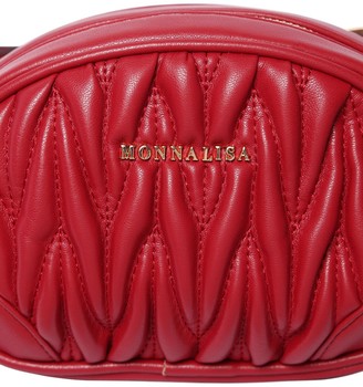 MonnaLisa Faux Leather Belt Bag W/ Bow