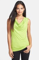 Thumbnail for your product : Classiques Entier 'Flawless Jersey' Drape Neck Sleeveless Top