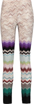 Thumbnail for your product : Missoni Crochet-knit slim-leg pants