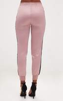 Thumbnail for your product : PrettyLittleThing Rose Sport Stripe Jogger