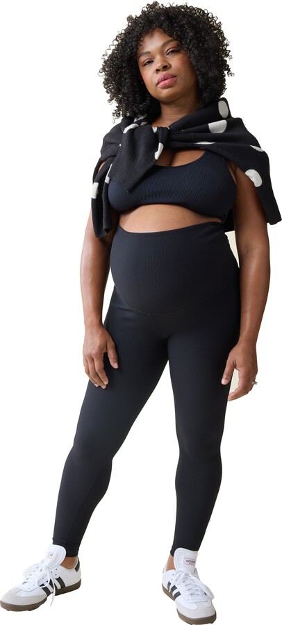 Ingrid & Isabel Maternity Ribbed Active Legging
