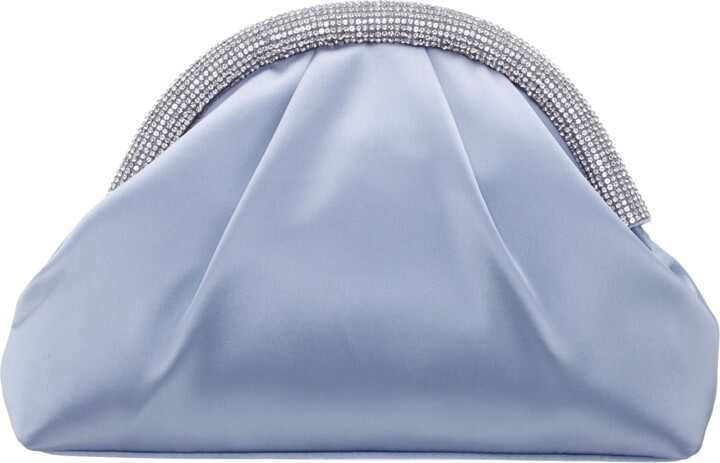 Nina Small Crystal Trim Frame Clutch