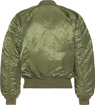 Alpha Industries MA-1 Blood Chit Bomber Jacket in Green