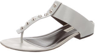 Balenciaga Studded Slide Sandals