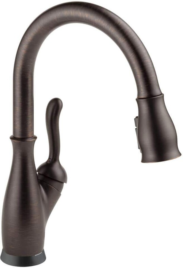 Delta Leland Touch2O with Touchless Technology Single Handle Pull Down Sprayer Kitchen Faucet in Venetian Bronze