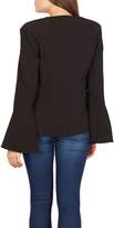 Thumbnail for your product : Izabel London Fluted Sleeve Blazer