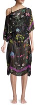 Thumbnail for your product : Stella McCartney Trippy Floral Silk Caftan Cover-Up