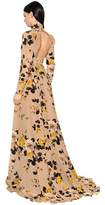 Thumbnail for your product : Rochas Print Crepe De Chine Dress W/ Open Back