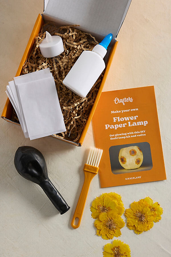 Floral Paper Lamp DIY Kit at Terrain