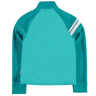 Lonsdale London Kids Girls 2 Stripe Track Jacket Junior Tracksuit Top Coat Chin Guard