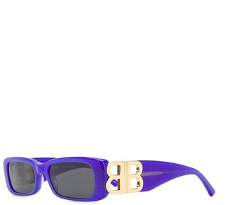 Balenciaga Eyewear Rectangle-Frame Sunglasses