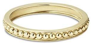 Lagos Caviar Gold Collection 18K Gold Beaded Stacking Ring