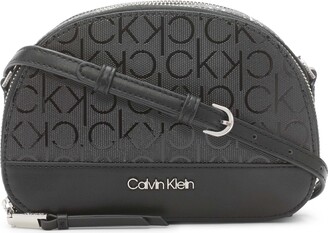 Calvin Klein Ashley Crossbody Brown/Khaki/Rosewood PROCESSING PROCESSING:  Handbags