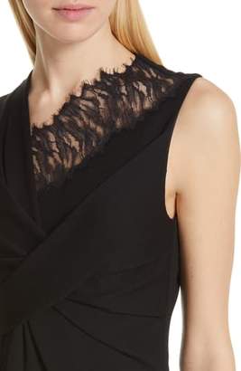 Jason Wu Collection Lace Trim Jersey Sheath Dress