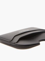 Thumbnail for your product : Acne Studios Foiled-logo Leather Cardholder - Black