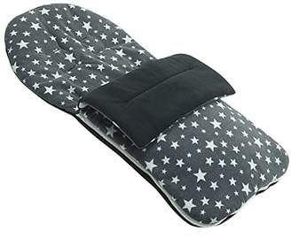 Chicco Fleece Footmuff Compatible with Double Together - Grey Star