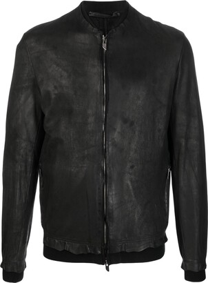 Salvatore Santoro Zip-Up Leather Jacket