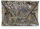Thumbnail for your product : BCBGMAXAZRIA Harlow Signature Sequin Envelope Clutch Bag, Silver