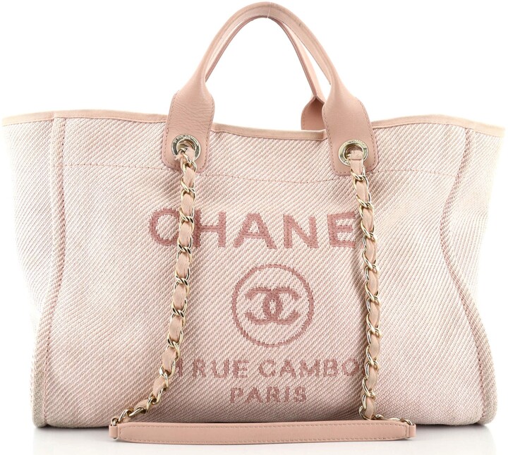 Chanel Deauville Tote | Shop the world's largest collection of fashion |  ShopStyle