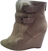 Thumbnail for your product : MICHAEL Michael Kors MICHAEL KORS White Suede Ankle boots