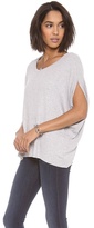 Thumbnail for your product : Three Dots Scoop Neck Oversized Top