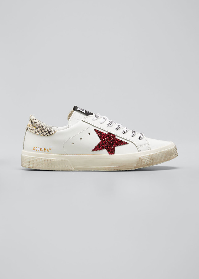 golden goose sneakers red star