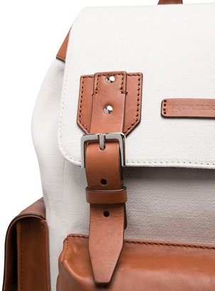 Brunello Cucinelli Colour-Block Drawstring Backpack