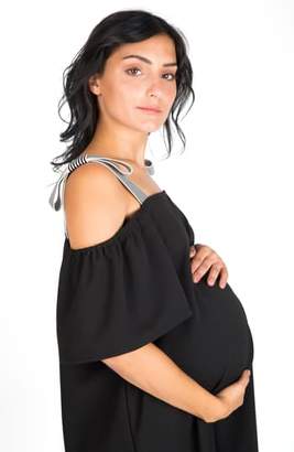 Nom Maternity Millie Off the Shoulder Maternity Dress