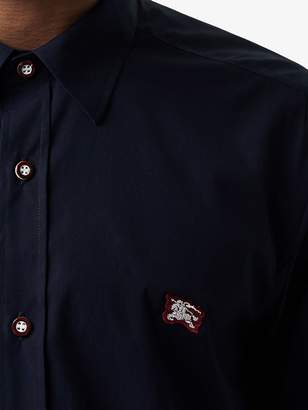 Burberry logo patch shirt