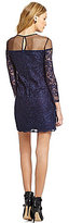 Thumbnail for your product : ABS by Allen Schwartz Illusion Lace Shift Dress