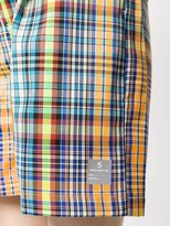 Thumbnail for your product : DEPARTMENT 5 Contrasting Tartan Print Shorts