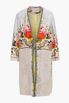 Thumbnail for your product : Etro Printed satin-jacquard coat