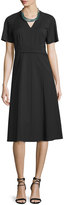 Thumbnail for your product : Lafayette 148 New York Kaylee Short-Sleeve A-Line Dress