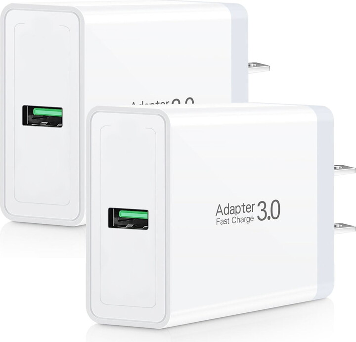 Suproot 2-Pack Wall Charger for iphone/Android, USB Wall Charger Compatible iPhone, iPad ,iPod, AirPods, Samsung, LG, HTC, Sony,Google,OnePlus,HUAWEI,Motorola
