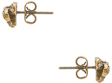 Thumbnail for your product : Marc Jacobs Pave Twisted Bow Stud Earrings