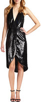 Thumbnail for your product : Halston Sequined Halter-Neck Dress