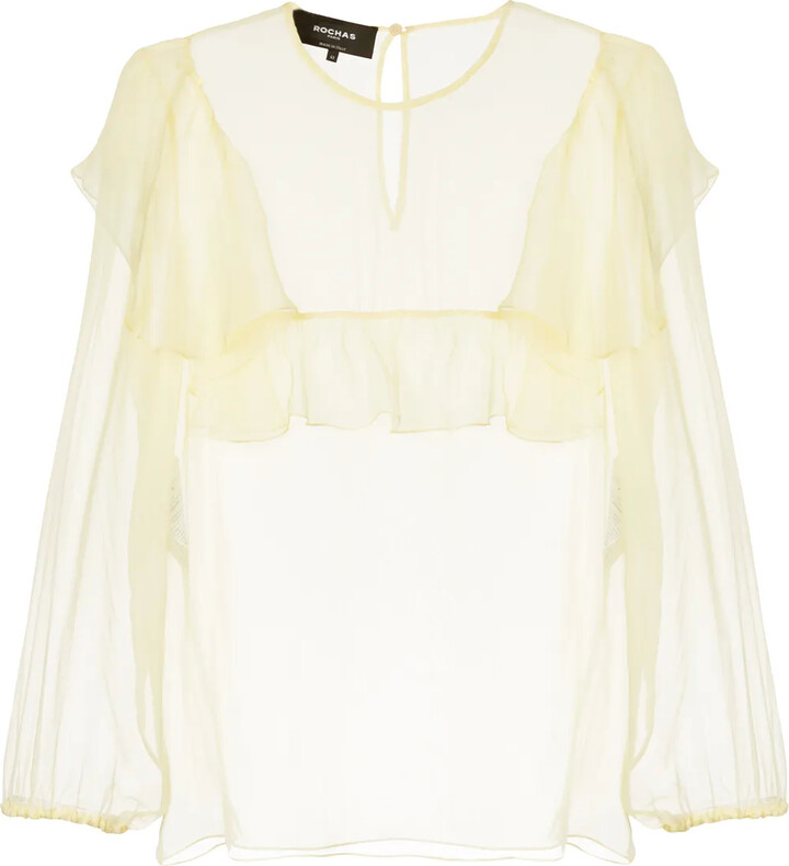 Rochas Ruffled Blouse