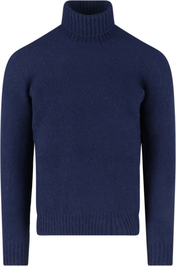 Drumohr Turtleneck Sweater - Navy