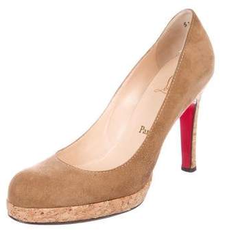 Christian Louboutin Simple Suede Pumps